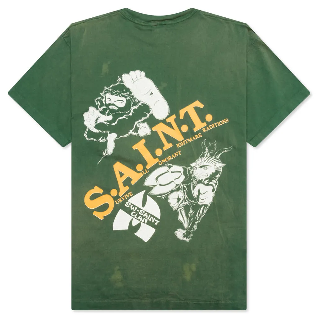 Saint Michael x Sean Wotherspoon Clan S/S Tee - Green