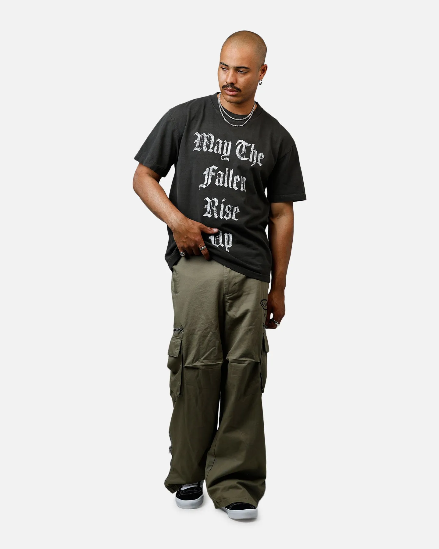 Saint Morta Fallen Rising Boxy T-Shirt Black Wash