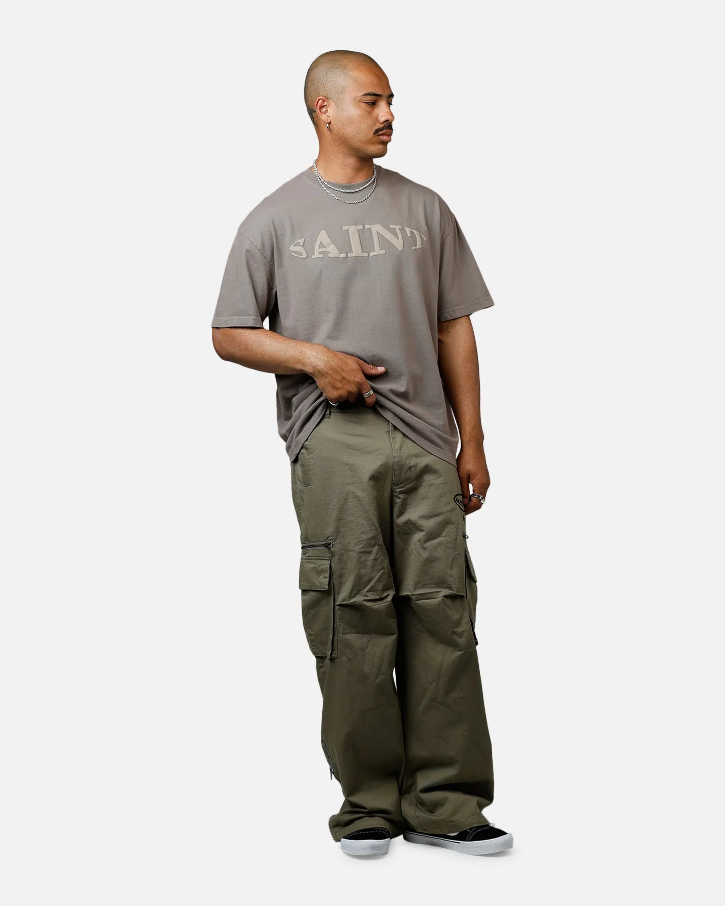 Saint Morta Vision Heavyweight T-Shirt Brown