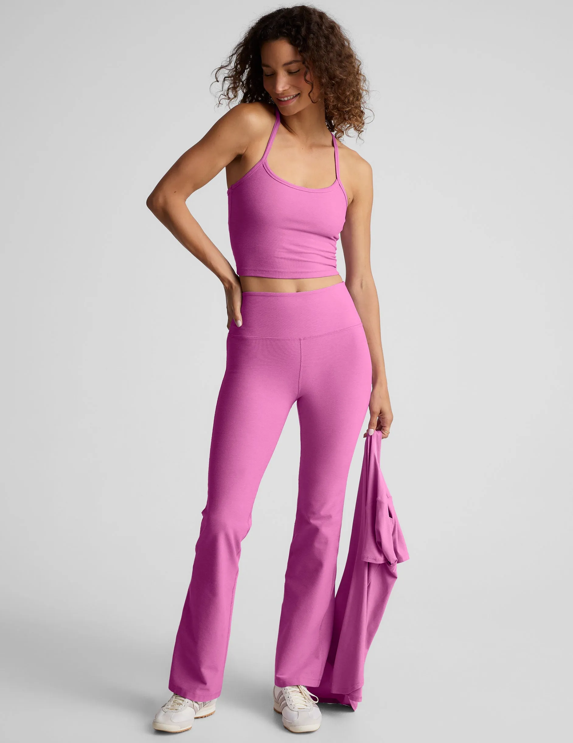Spacedye Slim Racerback Cropped Tank