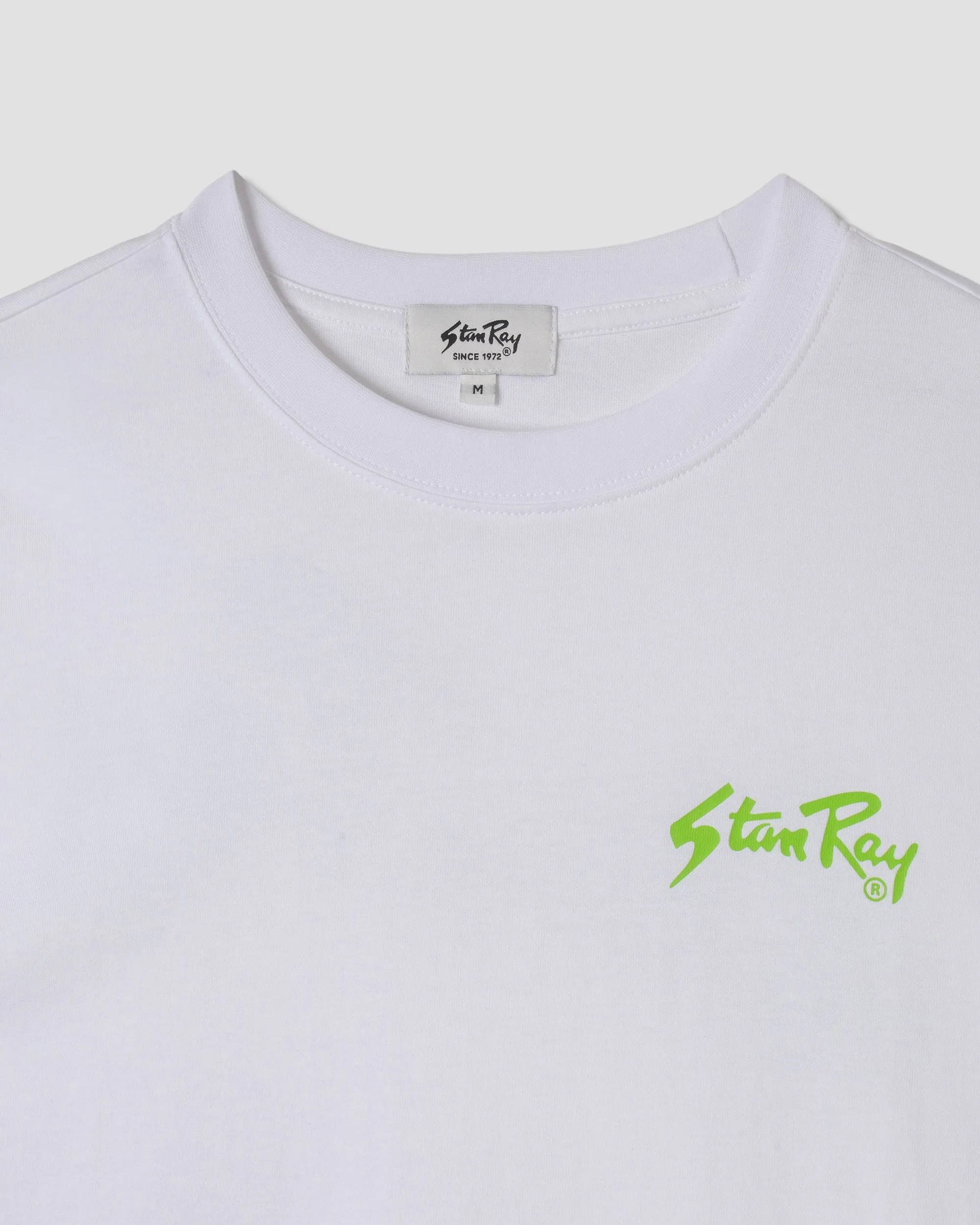 Stan OG Tee (White / Lime Green)