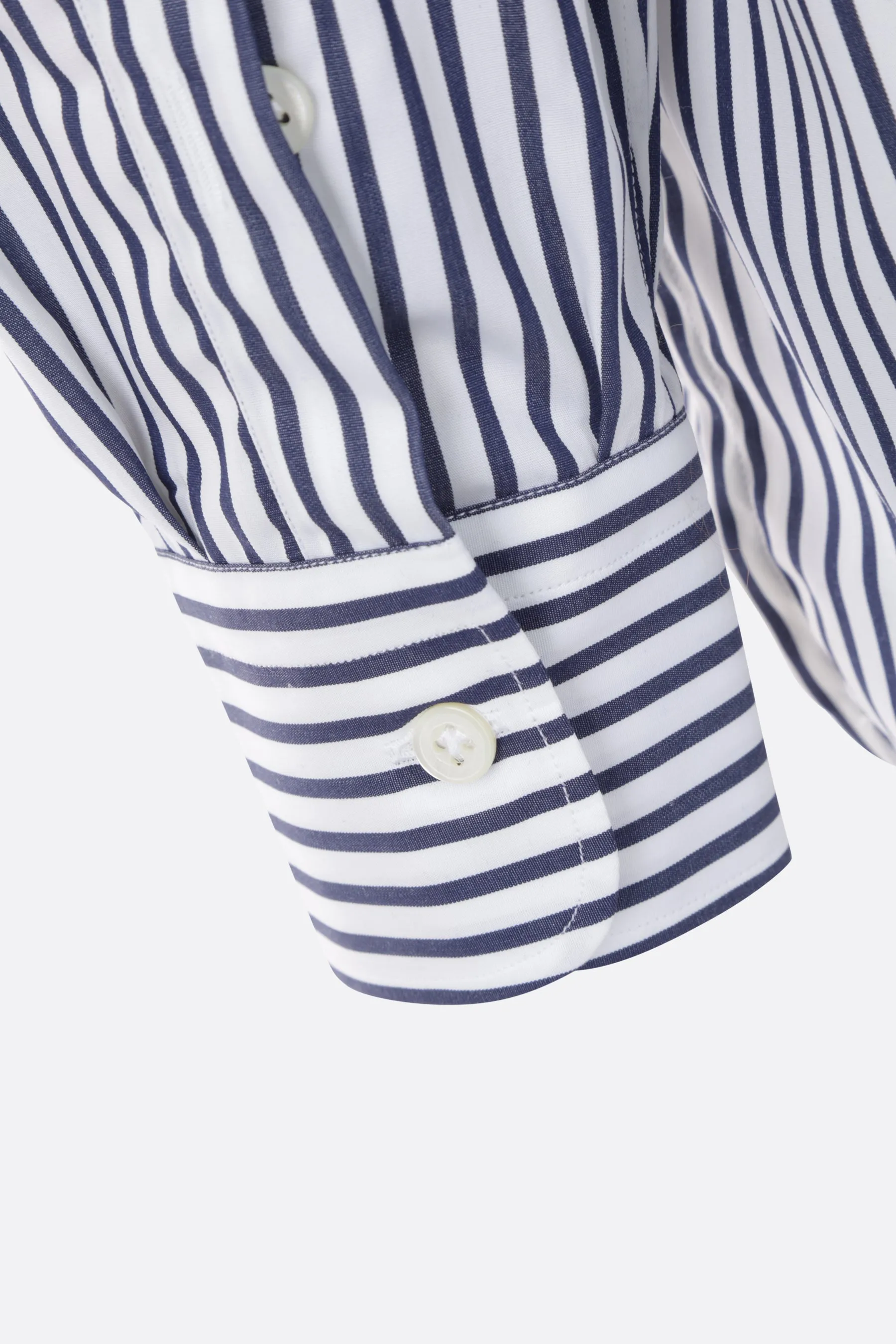 striped poplin shirt