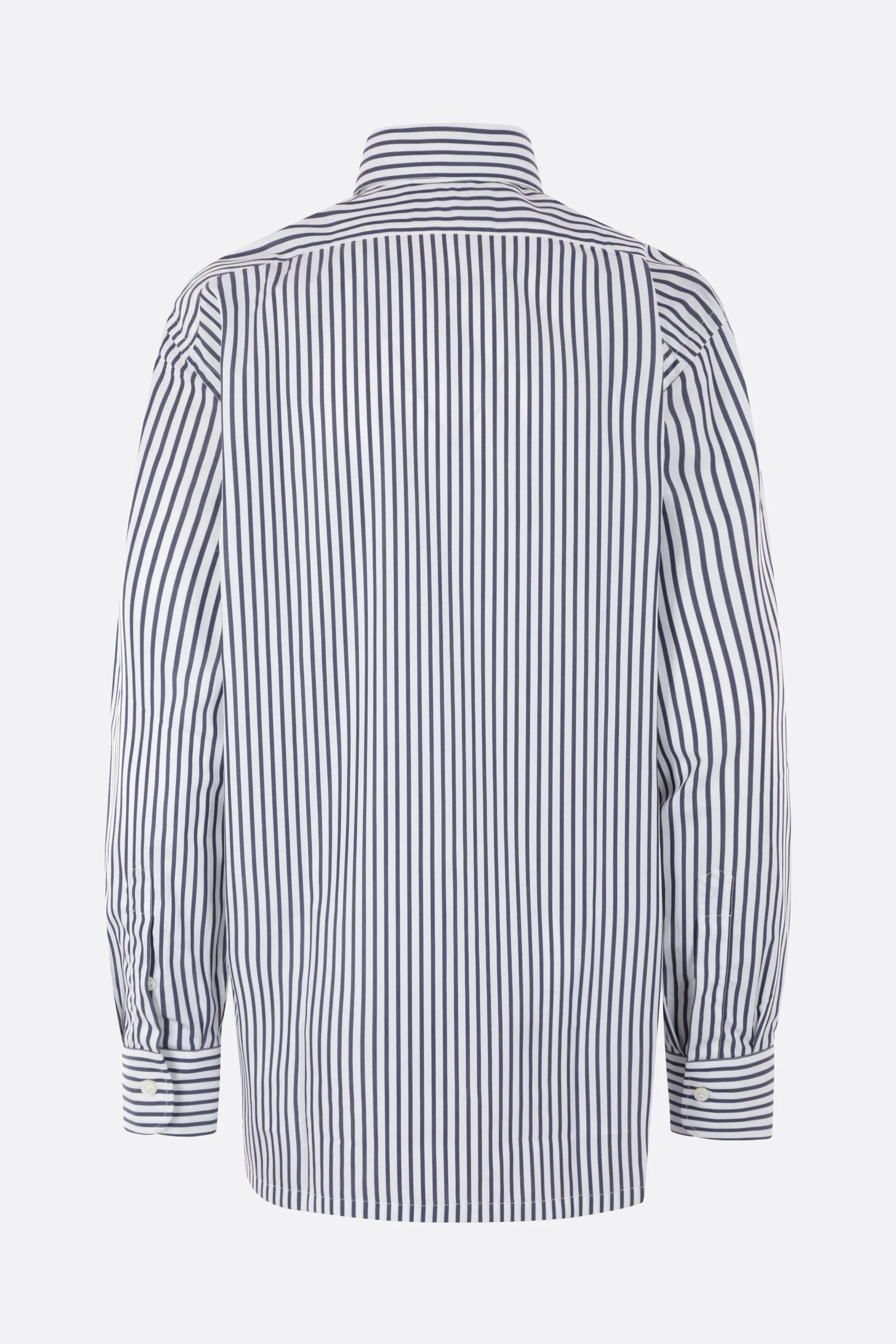 striped poplin shirt
