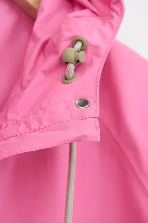 Tantä Dhuda Pink Cosmos Short Raincoat