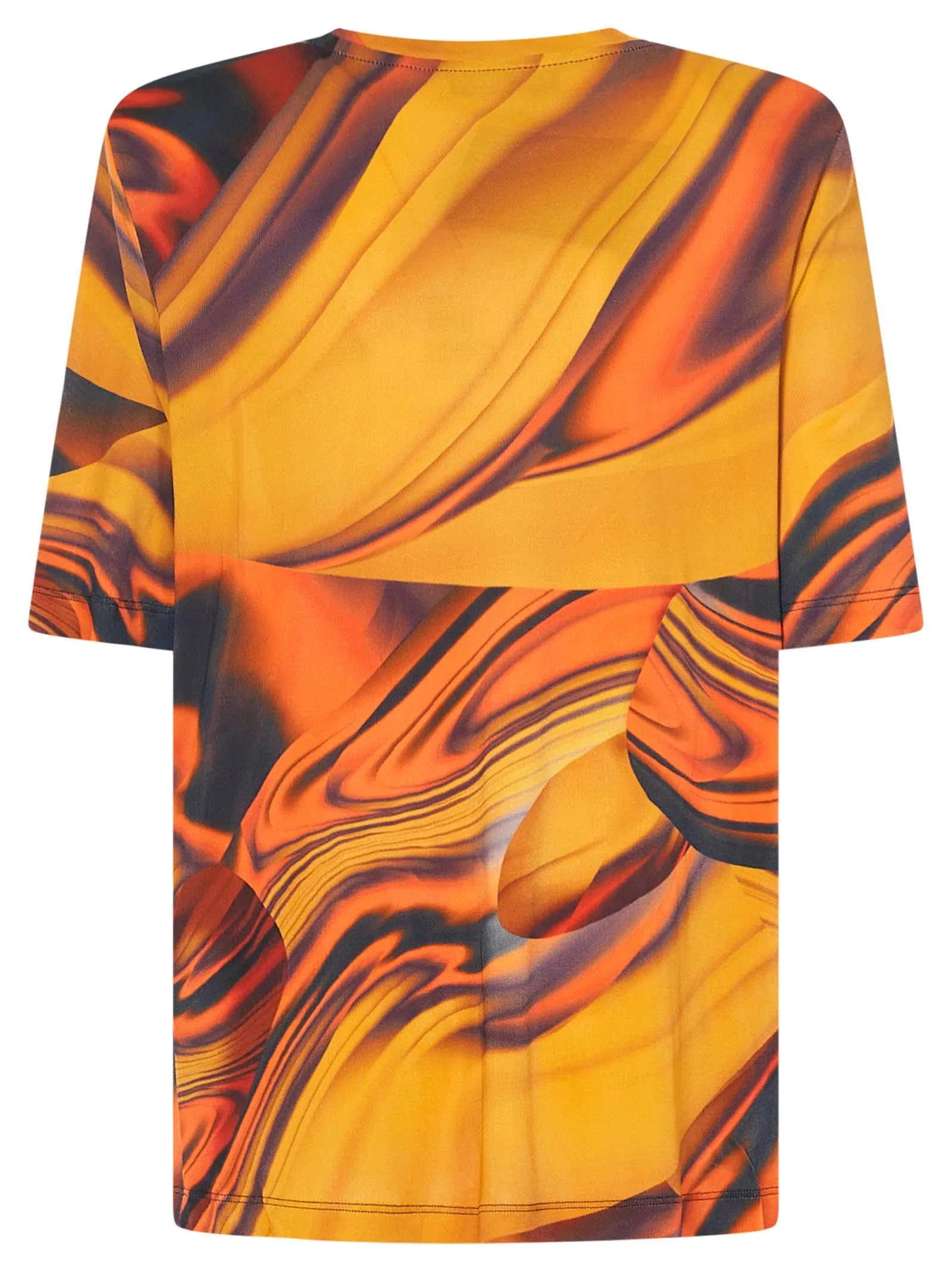 The Attico Abstract Pattern Printed T-Shirt