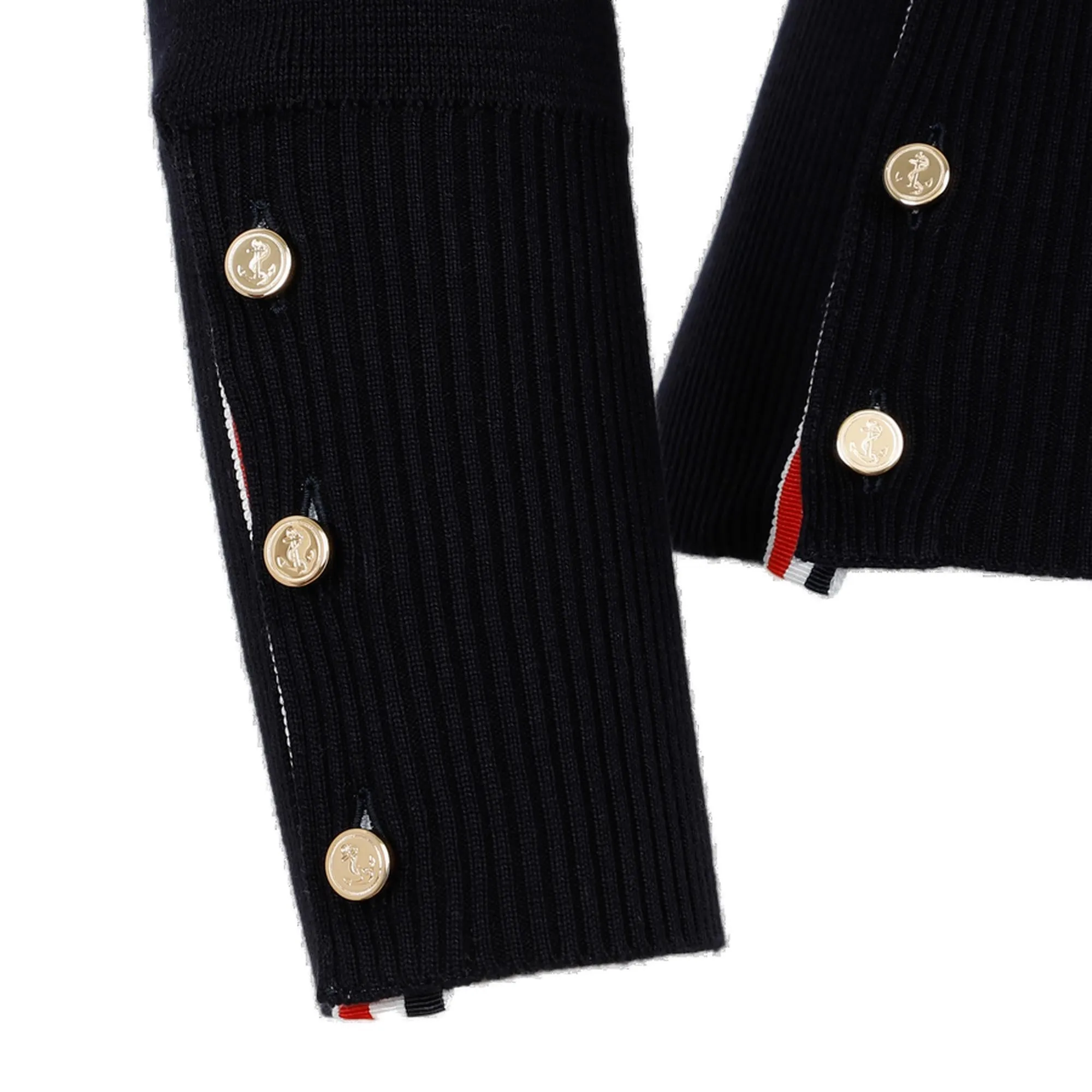 Thom Browne 4-Bar V-Neck Knit Cardigan