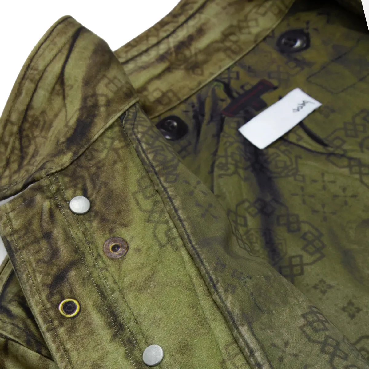   TOLQ Printed M-65 Jacket 'Olive'