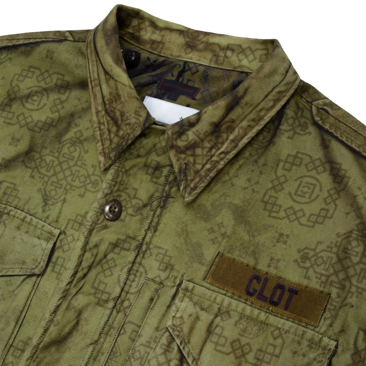   TOLQ Printed M-65 Jacket 'Olive'