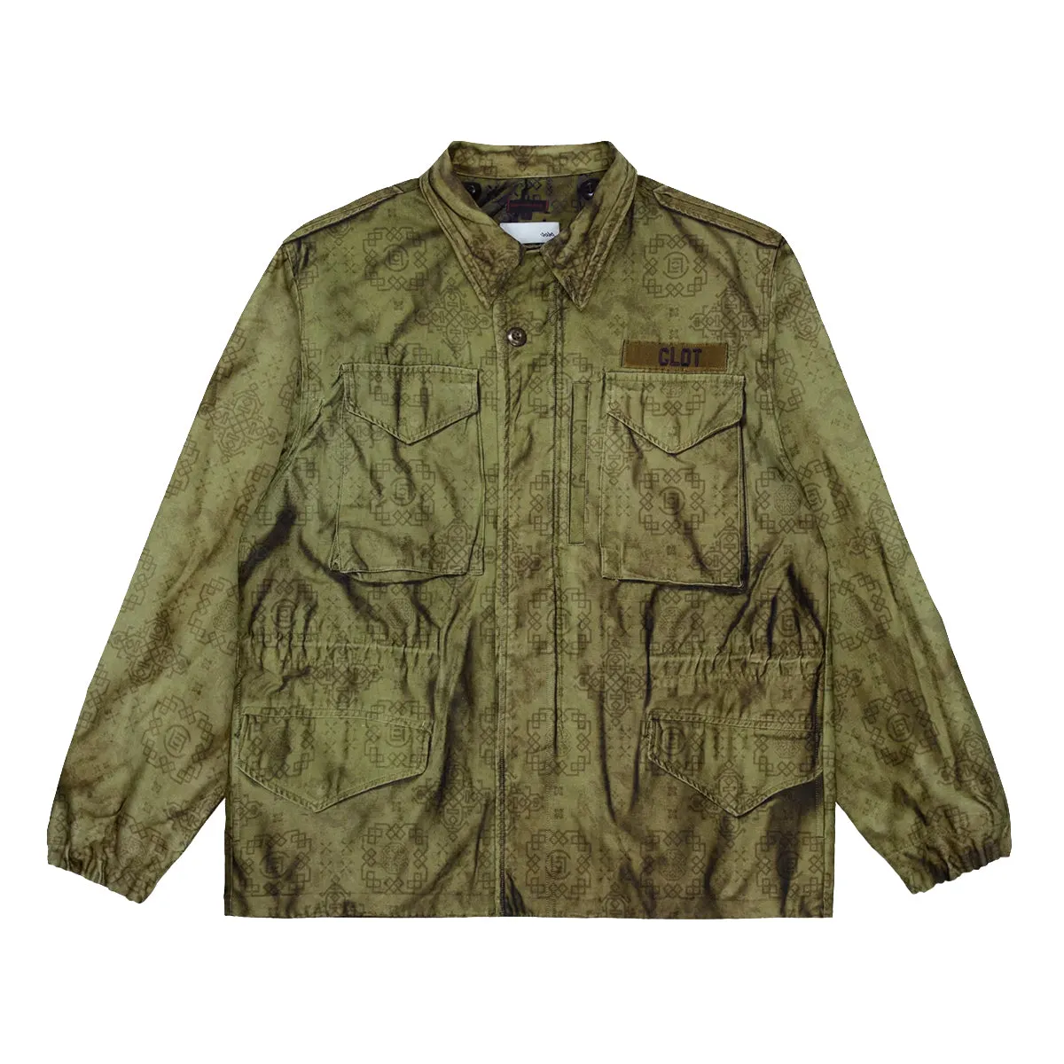  TOLQ Printed M-65 Jacket 'Olive'