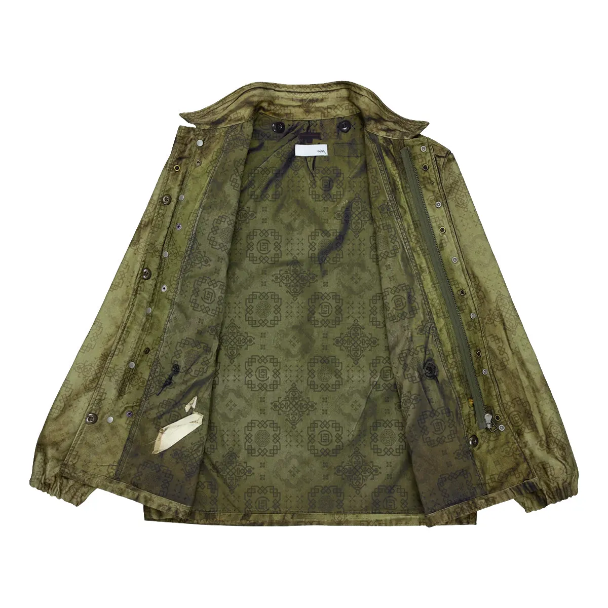   TOLQ Printed M-65 Jacket 'Olive'