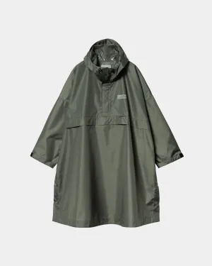 Tour Packable Rain Poncho | Smoke Green / Reflective
