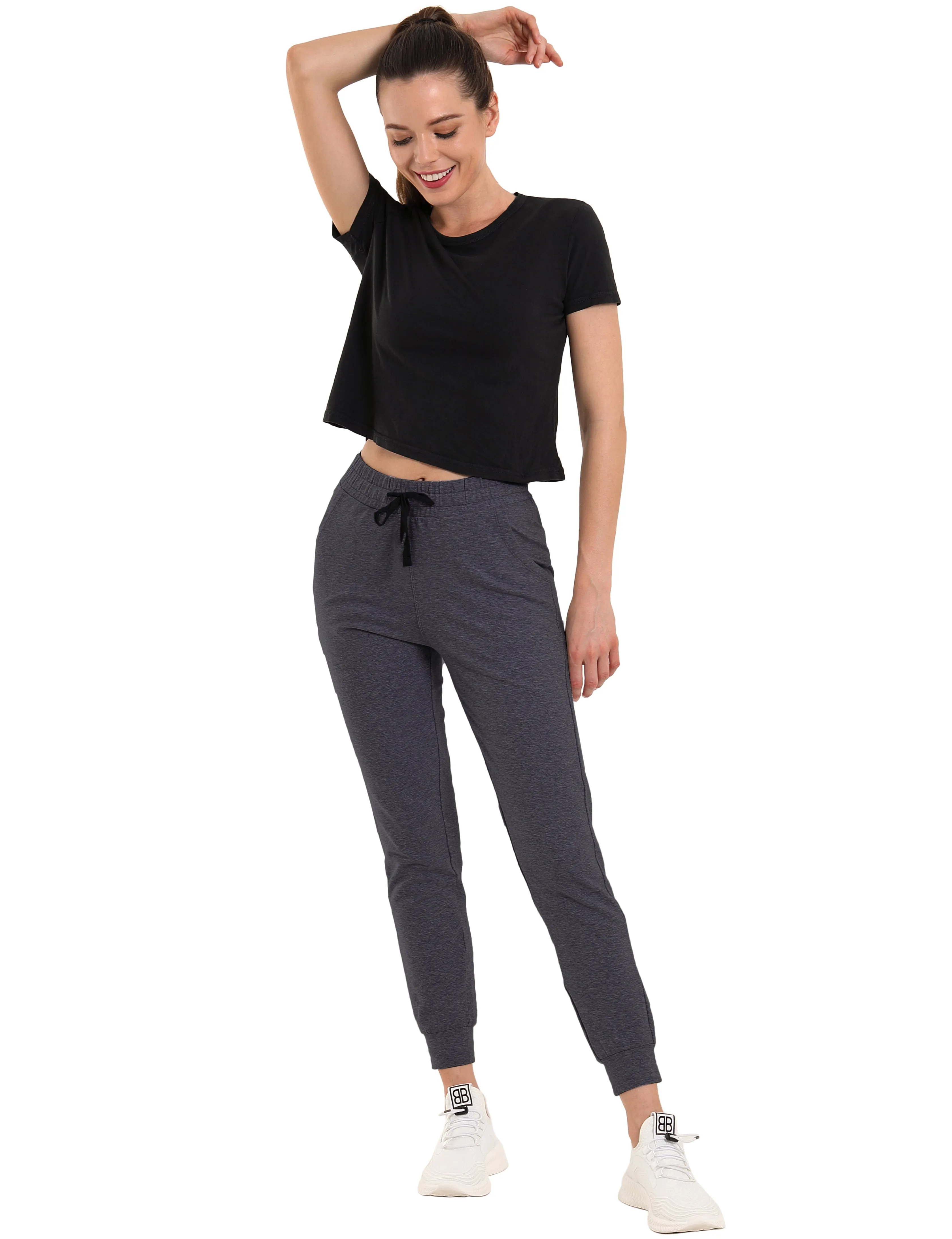 Training Joggers heathercharcoal_Golf