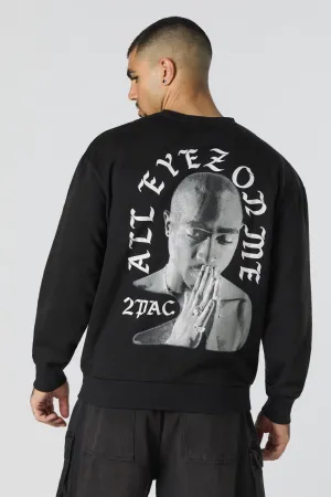 Tupac Graphic Fleece Sweatshirt
