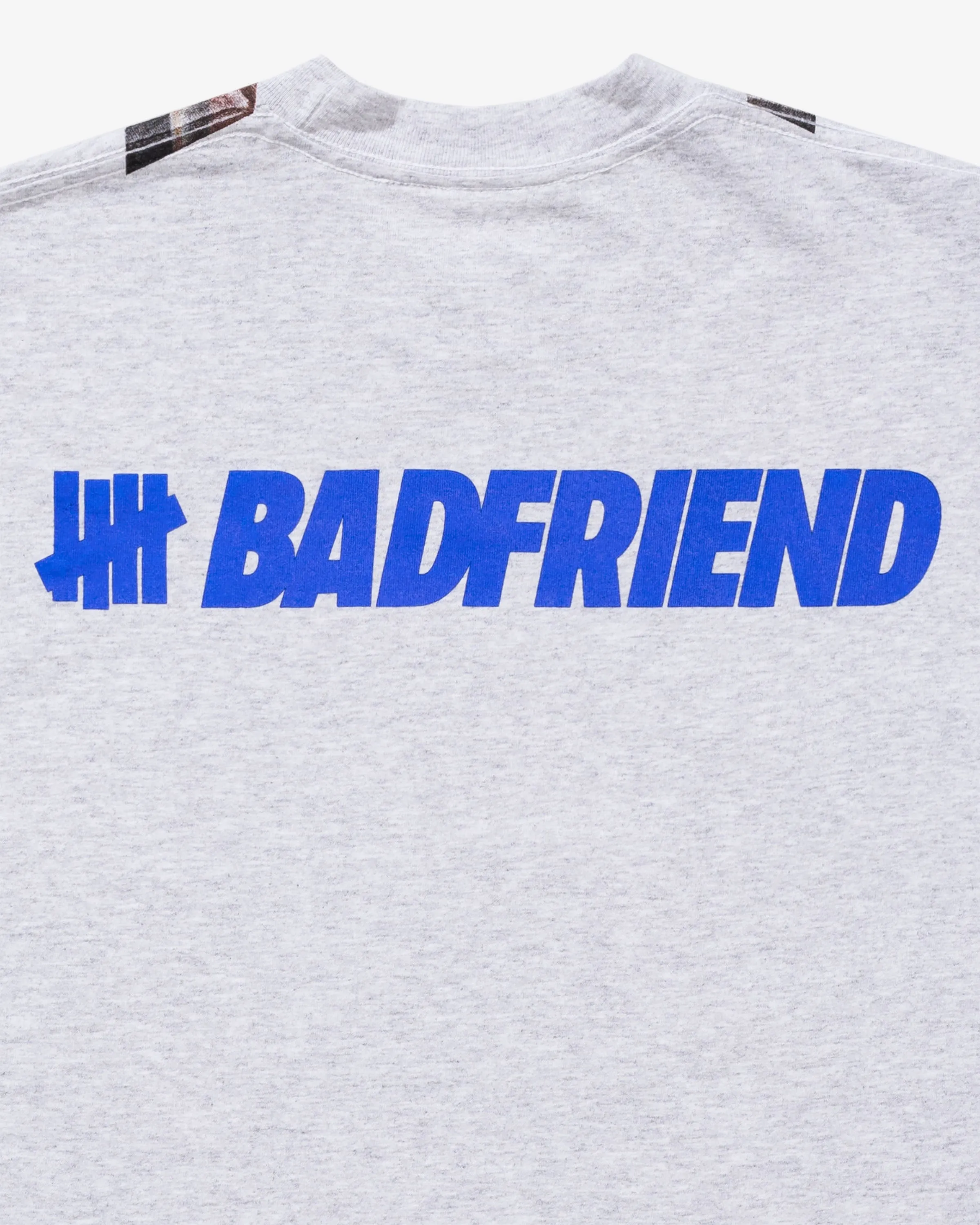 UNDEFEATED X BADFRIEND MEDALS S/S TEE - HEATHER GREY
