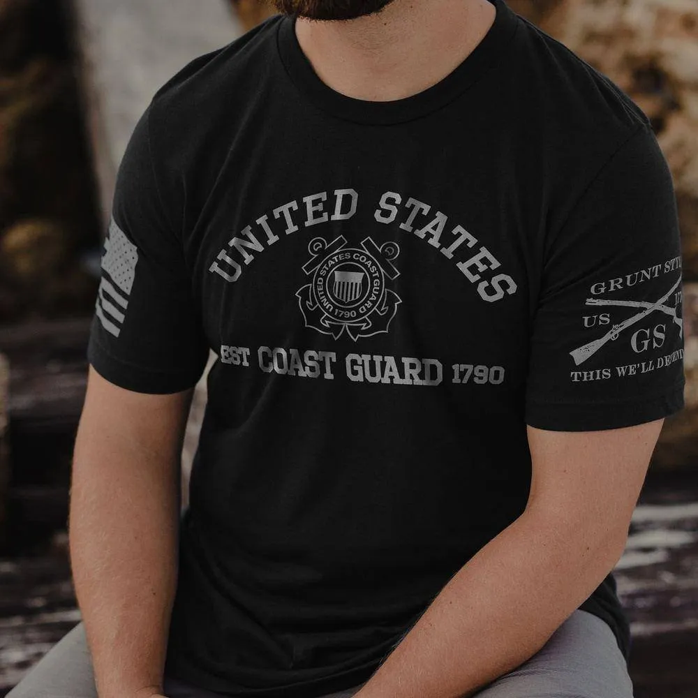 USCG - Est. 1790 T-Shirt - Black