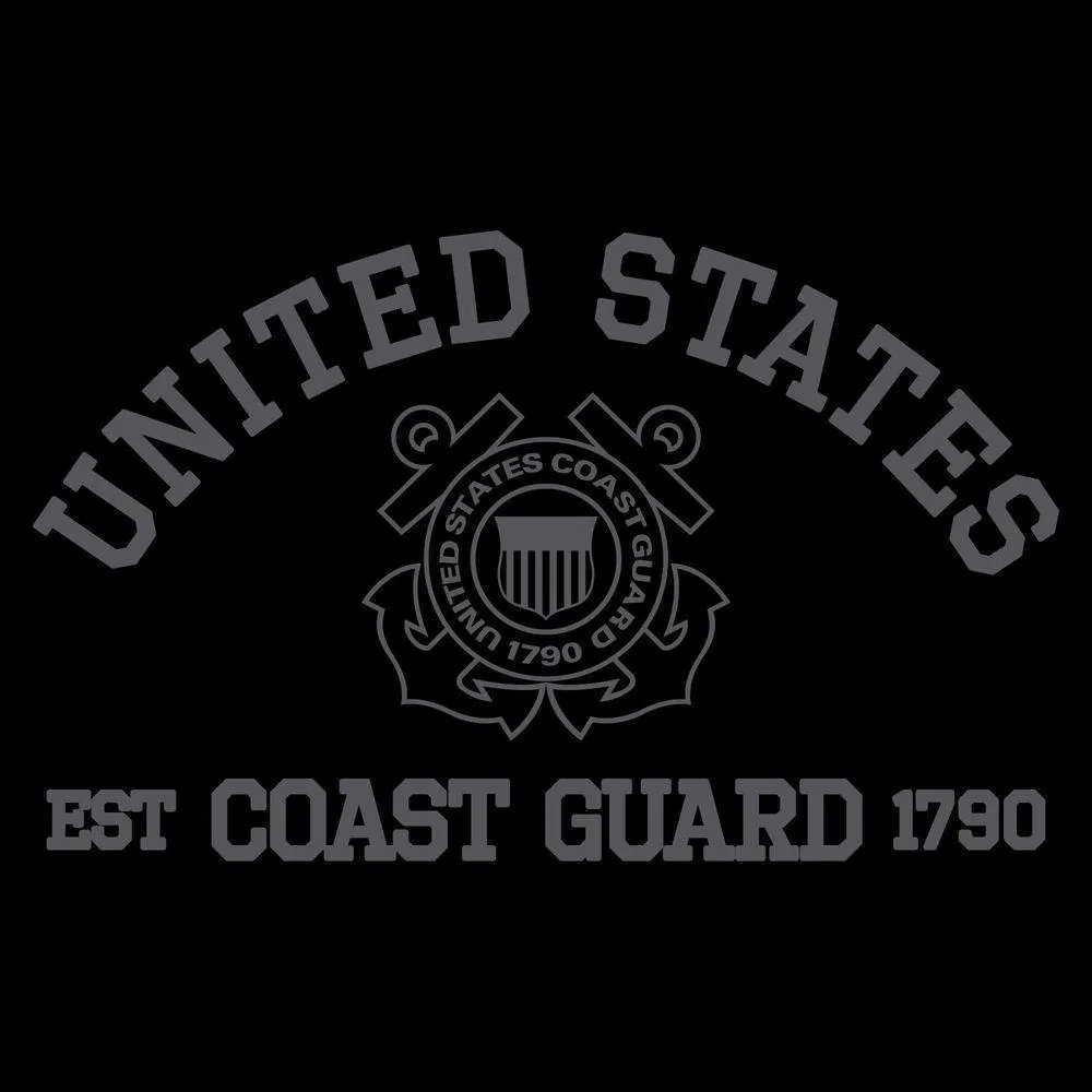 USCG - Est. 1790 T-Shirt - Black