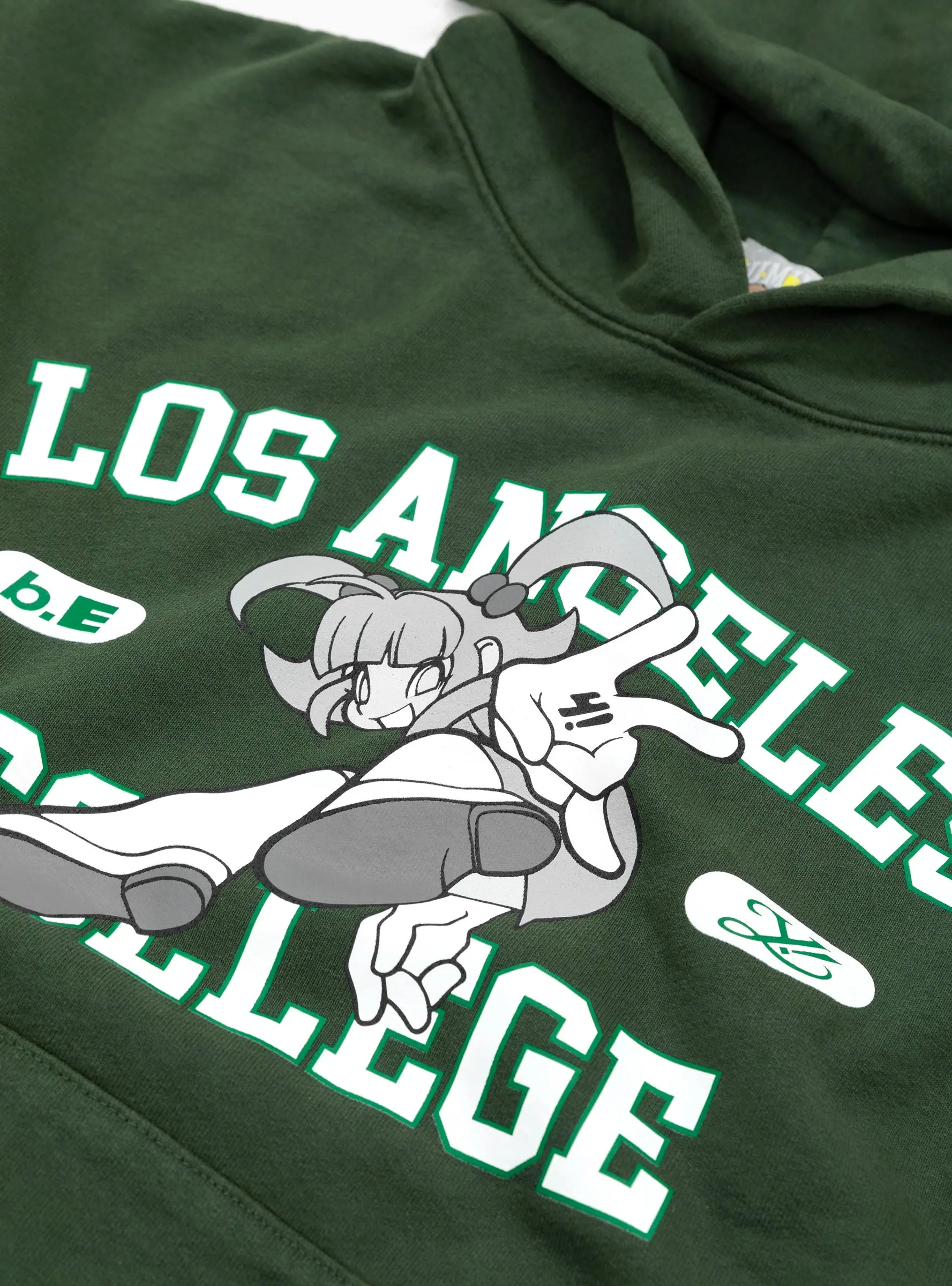 x Yumin Ha College Hoodie Green